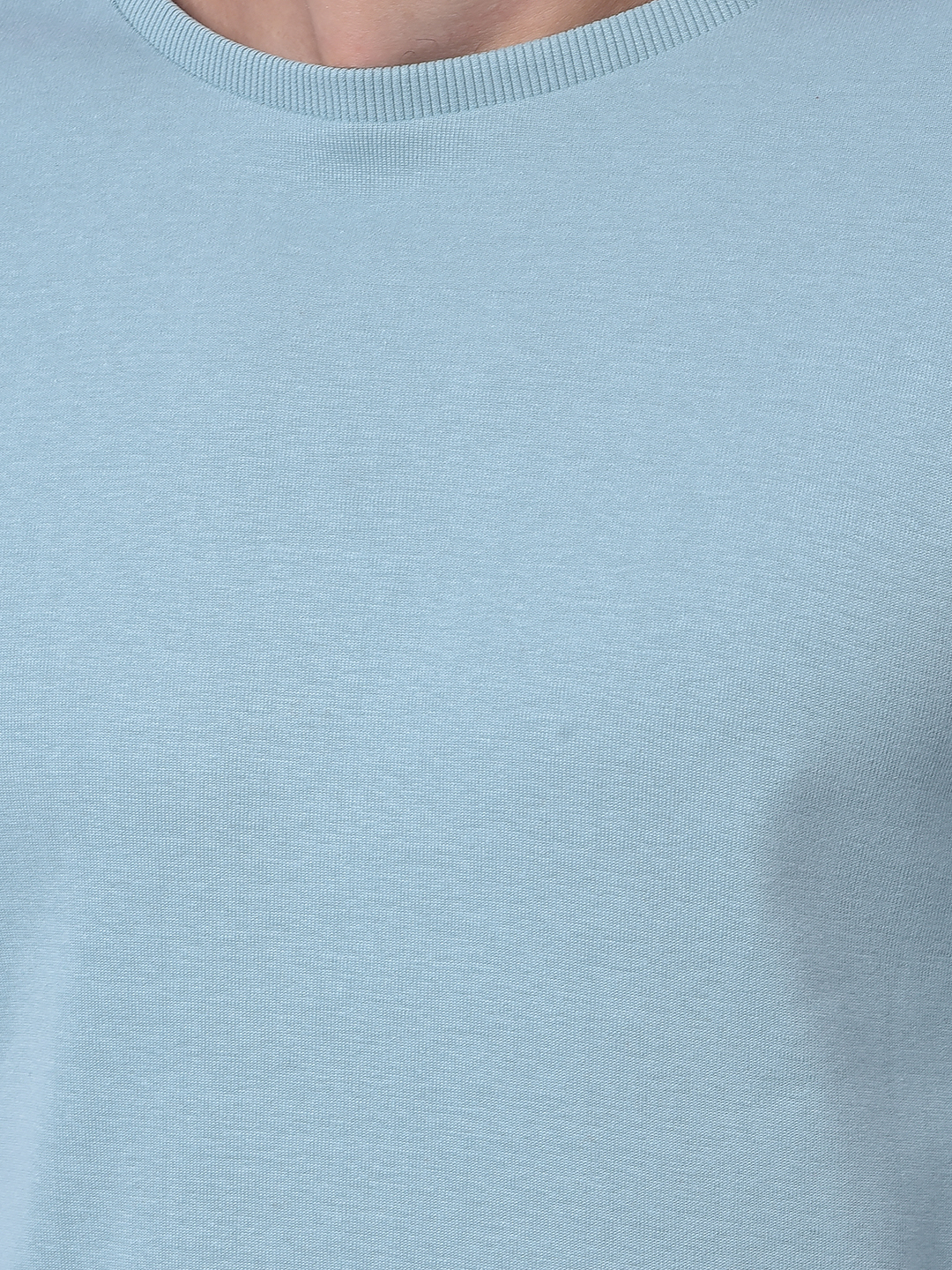 Numero Uno Men Blue Crew Neck Slim Fit T-Shirt